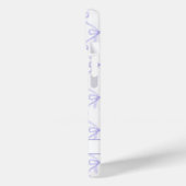 Coques Case-Mate iPhone Arcs de Watercolor Coquette Violet (Verso / Gauche)