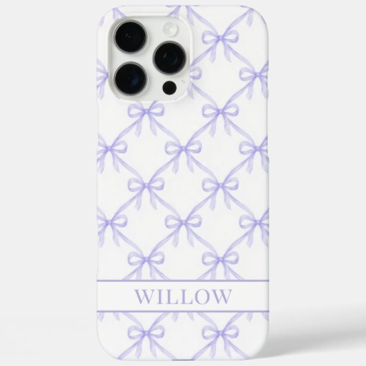 Coques Case-Mate iPhone Arcs de Watercolor Coquette Violet (Verso)
