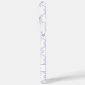 Coques Case-Mate iPhone Arcs de Watercolor Coquette Violet (Verso / Gauche)