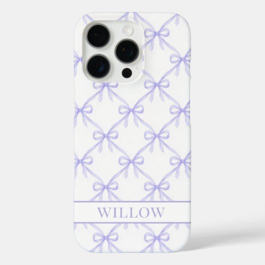 Coques Case-Mate iPhone Arcs de Watercolor Coquette Violet (Verso)