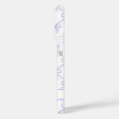 Coques Case-Mate iPhone Arcs de Watercolor Coquette Violet (Verso / Gauche)
