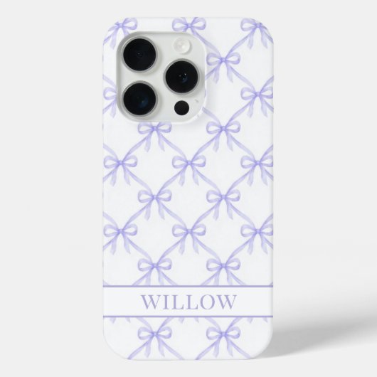 Coques Case-Mate iPhone Arcs de Watercolor Coquette Violet (Verso)