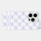 Coques Case-Mate iPhone Arcs de Watercolor Coquette Violet (Verso (horizontal))