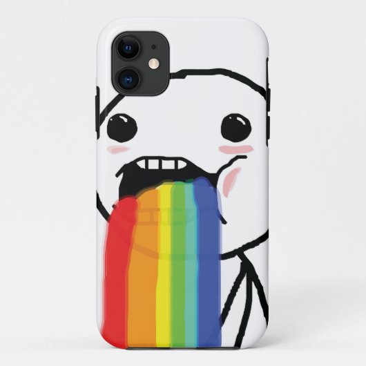 Coques Case-Mate iPhone Arcs-en-ciel vomissants (Dos)