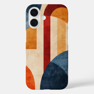 Coques iPhone 16 Arcs géométriques rétro
