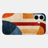 Coques Case-Mate iPhone Arcs géométriques rétro (Verso (horizontal))