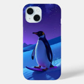 Coques Case-Mate iPhone Arctic Night Penguin (Verso)