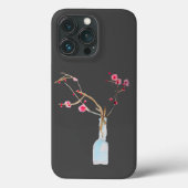 Coques Case-Mate iPhone Ardoise en sakura cerise en fleurs (Verso)