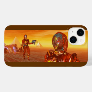 Coque Pour iPhone 14 ARES DANS LE DÉSERT DE L'HYPERION Science-Fiction