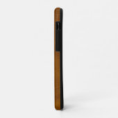 Coques Case-Mate iPhone Argent à barbe en cuir rustique de l'Ouest (Dos/Gauche)
