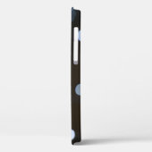 Coques Case-Mate iPhone Argent, arrière - plan de nuit de livres blancs. (Verso / Gauche)