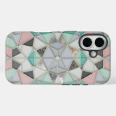 Coques Case-Mate iPhone argent avec un peu de rose (Verso (horizontal))