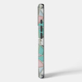 Coques Case-Mate iPhone argent avec un peu de rose (Verso / Gauche)