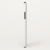 Coques Case-Mate iPhone Argent de caution (Dos/Droite)