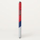 Coques Case-Mate iPhone ARGENT DE Parties scintillant ROUGE| Patron de la  (Dos/Droite)