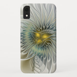 Case-Mate iPhone Case Argent d'or Imaginaire Fractal abstrait Art