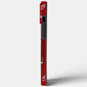 Coques Case-Mate iPhone argent en notes de musique rouges otter box OtterB (Verso / Gauche)