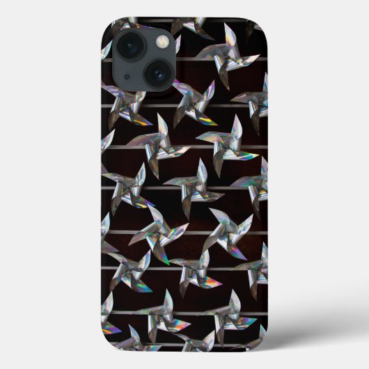 Coques Case-Mate iPhone Argent iridescente mouvement torsion puissance du  (Verso)