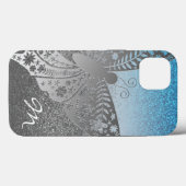 Coques Case-Mate iPhone Argent parties scintillant (Verso (horizontal))