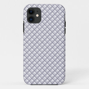 Etui iPhone Case-Mate Argent, regard métallique, grille cloutée
