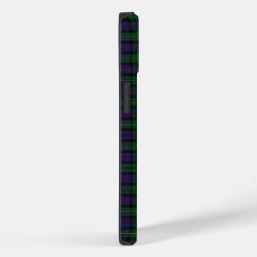 Coques Case-Mate iPhone Argyll District Tartan avec monogramme / nom (Verso / Droite)