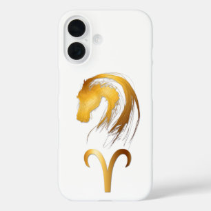 Coques iPhone 16 Aries Horse Chinois Astrologie Occidentale I Iphon