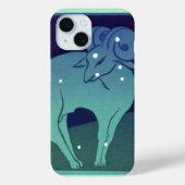 Coques Case-Mate iPhone Aries Ram Constellation, Astrologie Zodiaque Vinta (Verso)