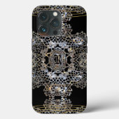 Coques Case-Mate iPhone Aristokratische Monogramm (Verso)