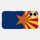 Coques Case-Mate iPhone Arizona Drapeau : Réglage de Star Sun, État du cui (Verso (horizontal))