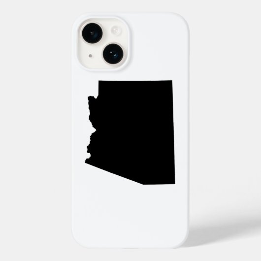 Coques Case-Mate iPhone Arizona en noir (Verso)