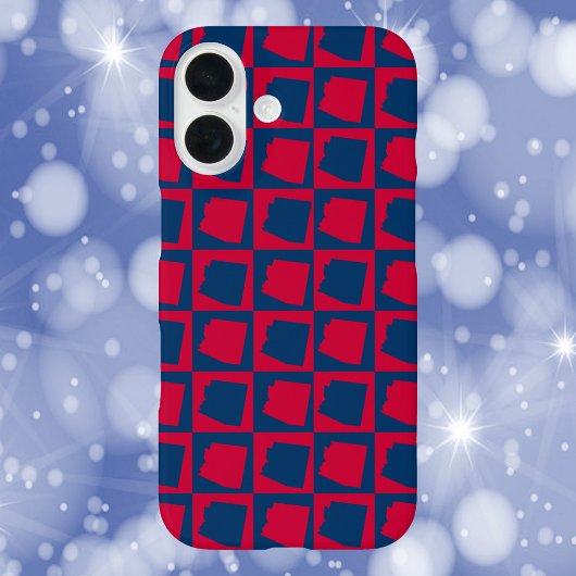 Coques Case-Mate iPhone Arizona Motif rouge et bleu