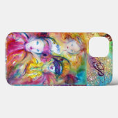 COQUES Case-Mate iPhone ARLECCHINO PIERO ET COLOMBINA / MONOGRAMME (Verso (horizontal))