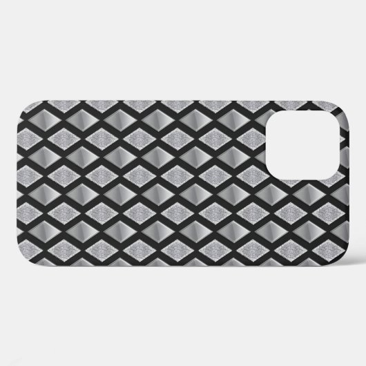 Coques Case-Mate iPhone Arlequin brossé Parties scintillant Combo Imprimer (Verso (horizontal))