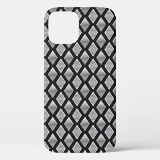 Coques Case-Mate iPhone Arlequin brossé Parties scintillant Combo Imprimer (Verso)