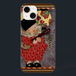 Coques Pour iPhone Arlequin enfant vintage, Musicien Jouant Banjo<br><div class="desc">Illustration vintage contes de fées classiques et comptines image par l'illustrateur pour enfants de l'époque victorienne Chloe Preston du livre Somebody's Darlings, 1895. Un enfant (fille ou garçon) vêtu d'un costume de clown pierrot arlequin joue de la musique sur un banjo sous les lanternes chinoises lors d'une fête. Une poupée...</div>