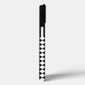 Coques Case-Mate iPhone Arlequin noir blanc Mad Hatker Checkers (Verso / Droite)