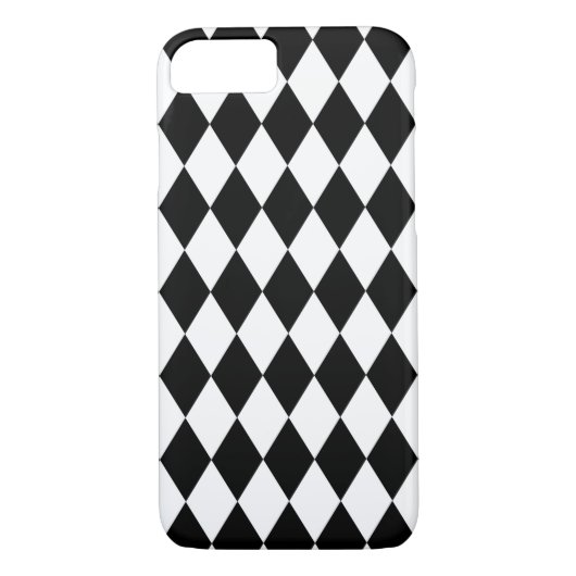Coques Case-Mate iPhone Arlequin noir et blanc (Dos)