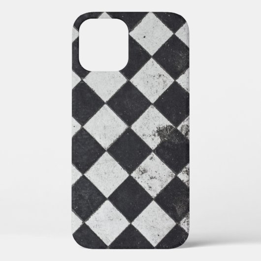 Coques Case-Mate iPhone Arlequin noir et blanc (Verso)