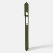 Coques Case-Mate iPhone Armée américaine violet foncé et vert (Verso / Gauche)
