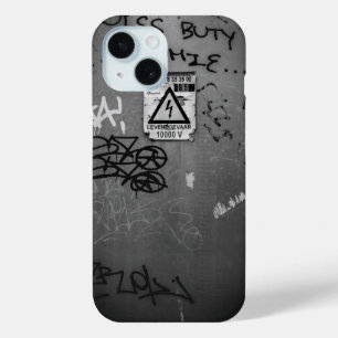Coque Pour iPhone 15 Armoire électrique noire et blanche belgique