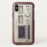 Case-Mate iPhone Case Armoire en bois de l'enregistreur stéréo Vintage R<br><div class="desc">Concevez votre iPhone en style avec ce magnétoscope stéréo Vintage personnalisé en armoire en bois Look coque! Vous pouvez le customiser avec votre nom ou votre texte sur cette conception.</div>