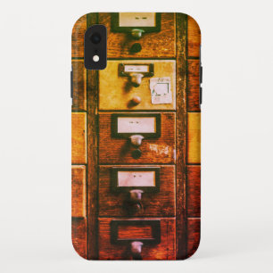 Case-Mate iPhone Case armoire en bois du catalogue de la carte de biblio