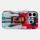 Coques Case-Mate iPhone Armoire téléphonique d'expression primitive (Verso (horizontal))