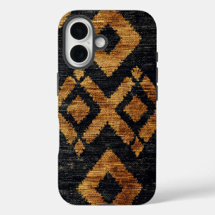 Coques iPhone 16 Armoire téléphonique Golden Tribal Boho