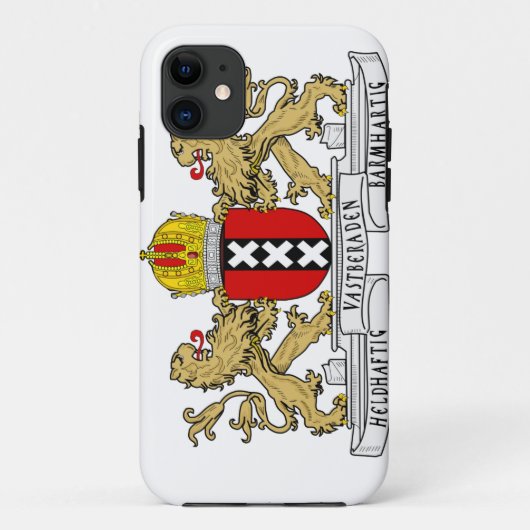 Coques Case-Mate iPhone Armoiries d'Amsterdam (Dos)