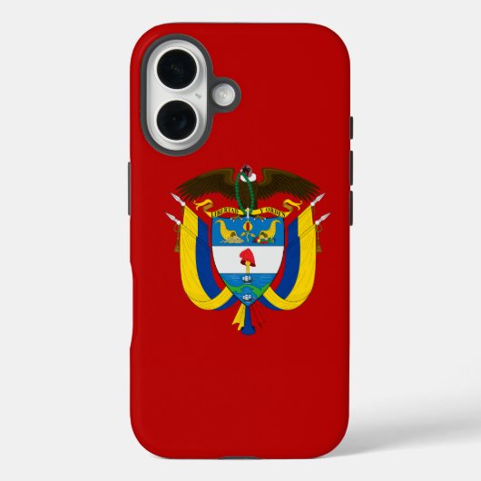 Coques Case-Mate iPhone Armoiries de la Colombie (Verso)