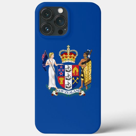 Coques Case-Mate iPhone Armoiries de la Nouvelle-Zélande (Verso)
