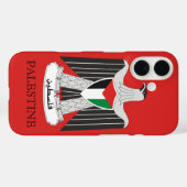 Coques Case-Mate iPhone armoiries de la palestine (Verso (horizontal))