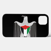 Coques Case-Mate iPhone armoiries de la palestine (Verso (horizontal))