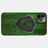 Coques Case-Mate iPhone Armoiries Du Dragon Vert Moderne (Dos (Horizontal))